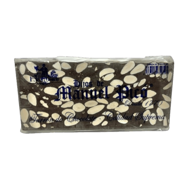 Chocolade-nougat met amandelen