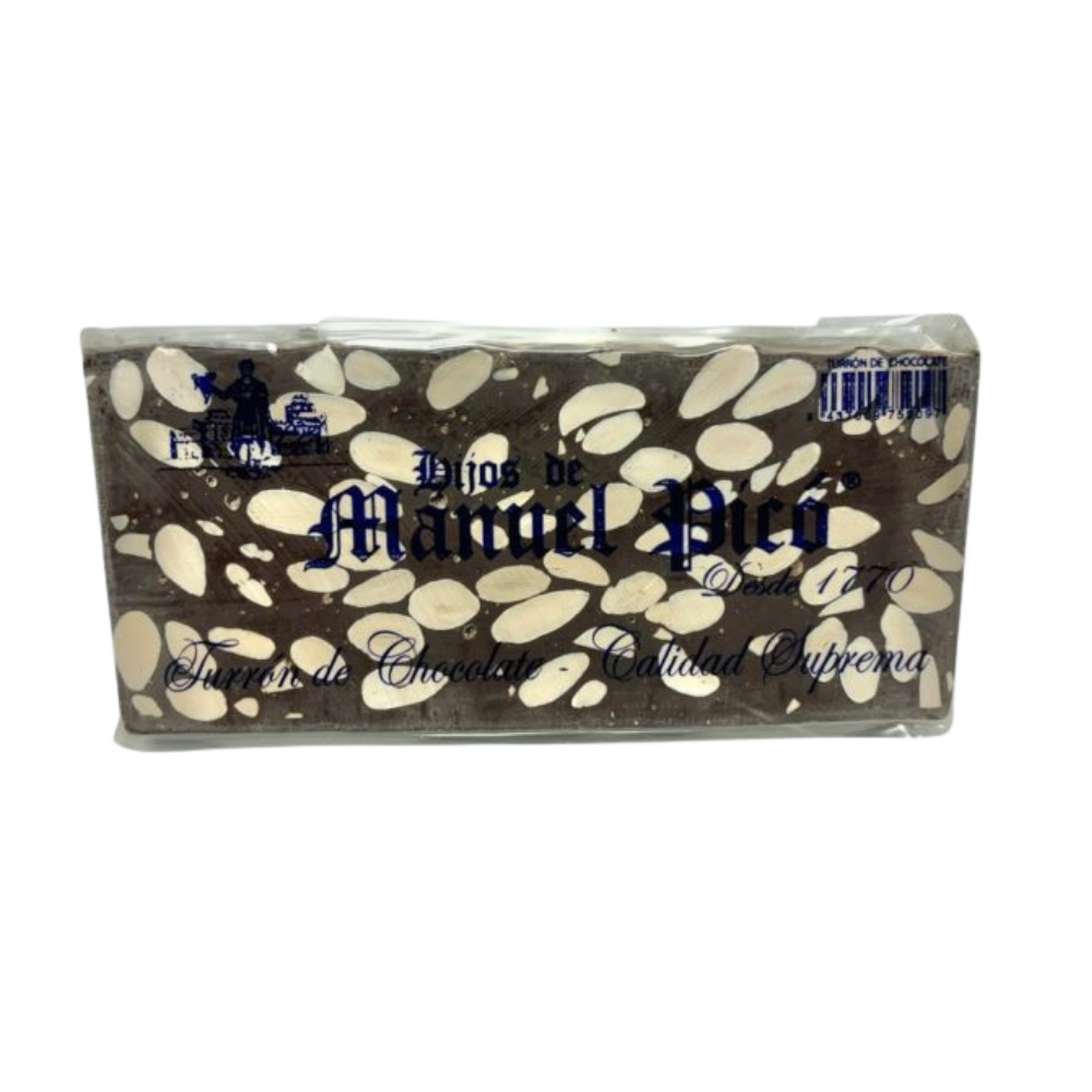 Chocolade-nougat met amandelen