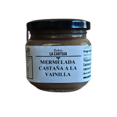 Kastanje en vanillejam ambachtelijk – Dulces La Cartuja